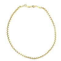 14kt Yellow Gold 8" 2.5mm Round Box Bracelet 