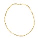14kt Yellow Gold 8" 2.5mm Round Box Bracelet 