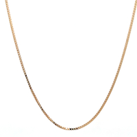 14kt Yellow Gold 17" 1mm Box Link Chain