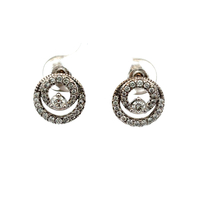 10kt White Gold .60ct tw Diamond Earrings