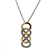 Sterling Silver & 10kt Diamond Pendant With Chain
