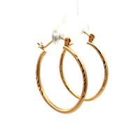 14kt Yellow Gold Hoop Earrings