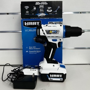 Hart 20-Volt Cordless 1/2" Drill/Driver Kit w/ Battery & Charger