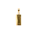  14kt Yellow Gold Gold Bar Pedant 