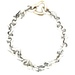 Tiffany & Co. .925 & 18kt 7.5" Heart Link Bracelet 