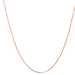 18kt Rose Gold 18" Box Link Chain 
