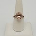  14kt Rose Gold Morganite and Diamond Ring Size 8.5