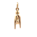 14kt Yellow Gold Italian Mano Cornuto Pendant