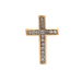 10kt Yellow Gold .50ct tw Diamond Cross Pendant