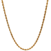 14kt Yellow Gold 24" 2mm Rope Chain 