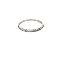 14kt White Gold Lab Diamond Band