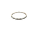 14kt White Gold Lab Diamond Band