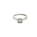 14kt White Gold .45ct Round Diamond I1 H Ring