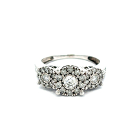 14kt White Gold .75ct tw Diamond 3 Stone Ring
