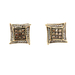 10kt Yellow Gold .30ctw Cluster Diamond Stud Earrings