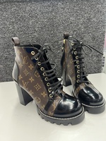 Louis Vuitton  Patent Calfskin Monogram Star Trail Ankle