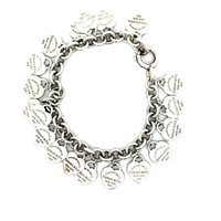 Tiffany & Co. 6" Rare Multi Return to Heart Silver Bracelet