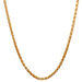 18kt Yellow Gold 24" 2.25mm Wheat Link Chain 