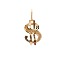 14kt Yellow Gold "$" Gold Pendant 
