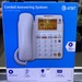 AT&T CL4940 Corded Standard Phone with Answering System and Backlit Display, Whi