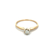 14kt Yellow Gold .15ct tw Diamond Solitaire Ring