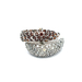 14kt White Gold 1.00ct tw Diamond & Garnet Ring