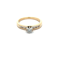 14kt Yellow Gold .40ct tw Diamond Ring