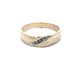 10kt Yellow Gold .15ct tw Diamond Band Ring