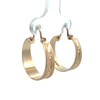14kt Yellow Gold Hoop Earrings
