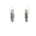 14kt White Gold .15ct tw Diamond Huggie Hoop Earrings