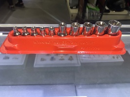 Snap-on Tools 210AFLEY 10 Pc Combination Drive Shallow Socket Set