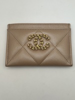 Chanel Metallic Pink Card Holder #T6THNE61 