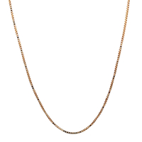 14kt Yellow Gold 18" 1mm Box Link Chain 