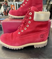  Christmas Timberland Naughty or Nice SZ 10 A1183 Red Gold