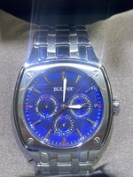 BULOVA SILVER-TONE WATCH 96C151