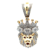 10kt Yellow Gold .50ct tw Lion Pendant 