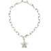 14kt White Gold 7" .10ct tw Diamond Star Charm Bracelet