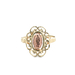 14kt Two Tone Virgin Mary Ring
