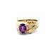 14kt Yellow Gold Amethyst Nugget Ring