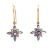 14kt Yellow Gold Tanzanite Dangling Earrings