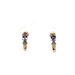 14kt Yellow Gold Diamond & Tanzanite Earrings