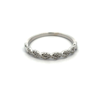 10kt White Gold Diamond Band
