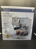 Capresso Cafe Select Professional Stainless Steel Espresso Cappuccino Machine 