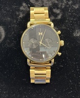 MVMT Blacktop Men's 47 MM Champion Gold Chronograph Watch