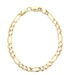 14kt Yellow Gold 8" 6mm Figaro Link Bracelet 