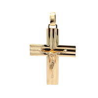 14kt Yellow Gold Crucifix Cross Pendant
