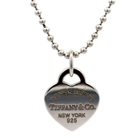 Tiffany & Co. Return to Heart Tag Long Ball Chain Necklace 18"