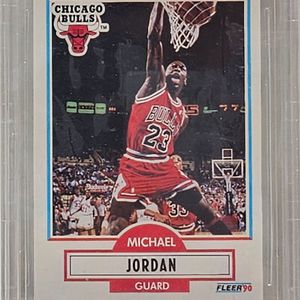 1990-91 Fleer Michael Jordan #26 BGS 8 Graded Beckett NBA Card HOF