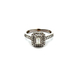 14kt White Gold .50ct tw Diamond Halo Ring
