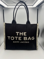 Marc Jacobs The Tote Bag Black Canvas Medium Pre-Owned CJQ0214A